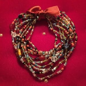Beaded bracelets multi colored